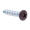 Prime-Line Sheet Metal Screw S-Tap Pan Head Phil Dr No. 10 X 1in Zinc Pl Steel Black Head 25PK 9155273 - alternate 1